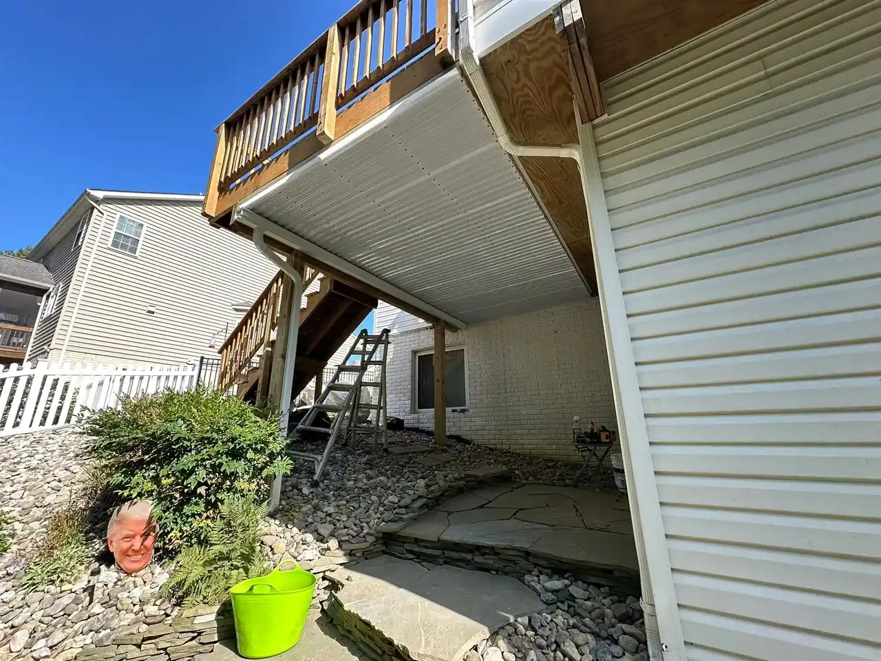 Vinyl siding and seamless gutter installation on Southern Maryland home — Crossroads Contracting LLC
