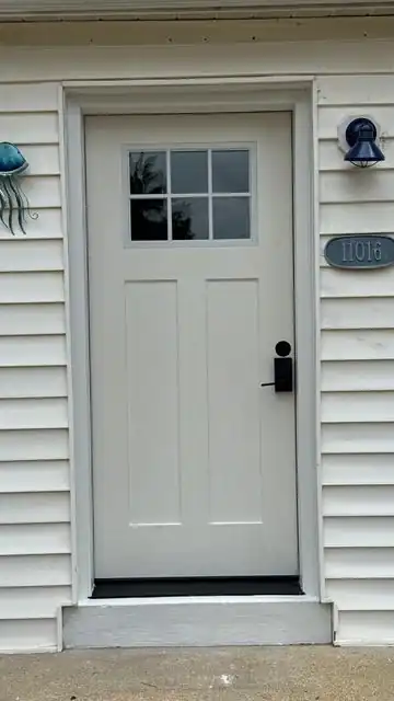 After photo of entry door installation project Southern Maryland — Crossroads Contracting LLC