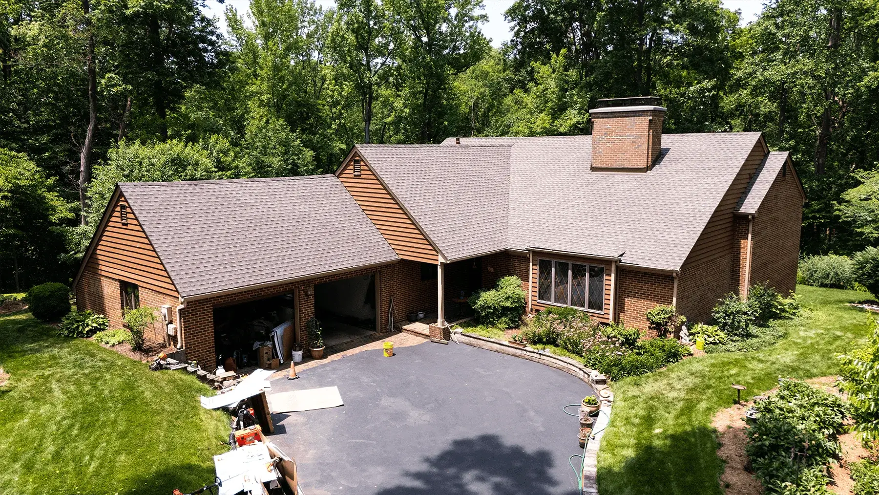 Professional Roof Replacement Prince Frederick MD project completed by Crossroads Contracting LLC on a residential home.