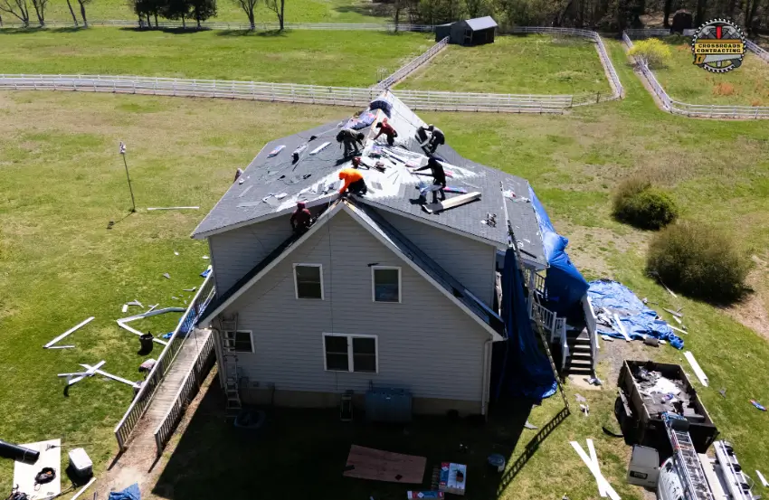Roof Repair Charles County MD inspection for damaged residential roof