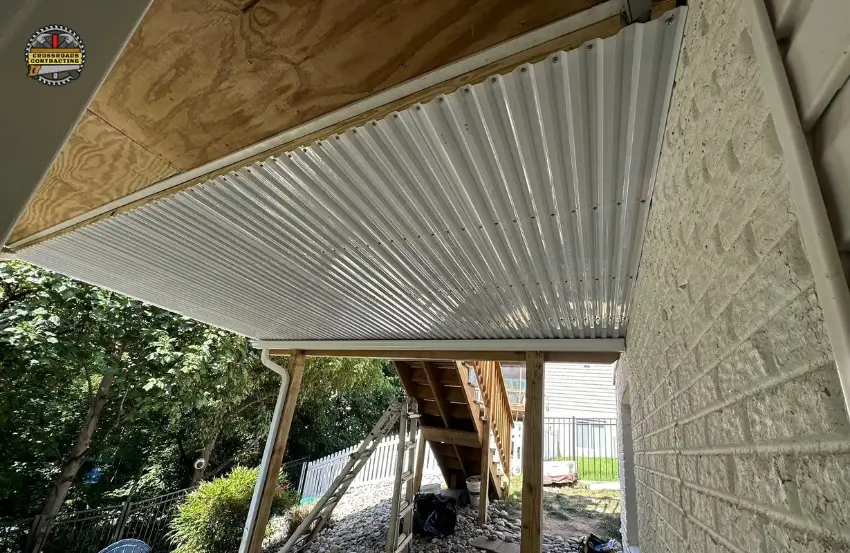 Gutter Installation Calvert County MD protecting a residential roof from water damage