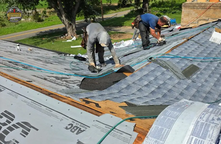New Roof Replacement Huntingtown MD installation on a residential property