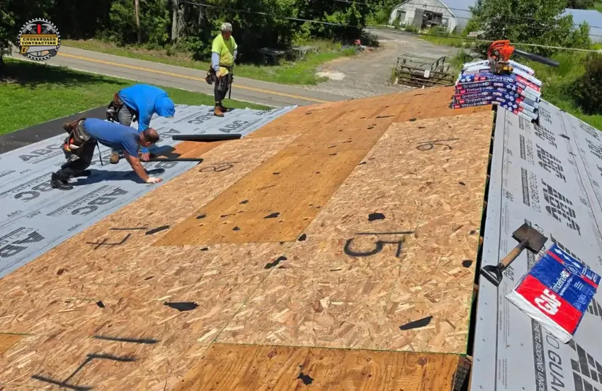 Roofers Near Me Prince Frederick MD performing residential roof repair
