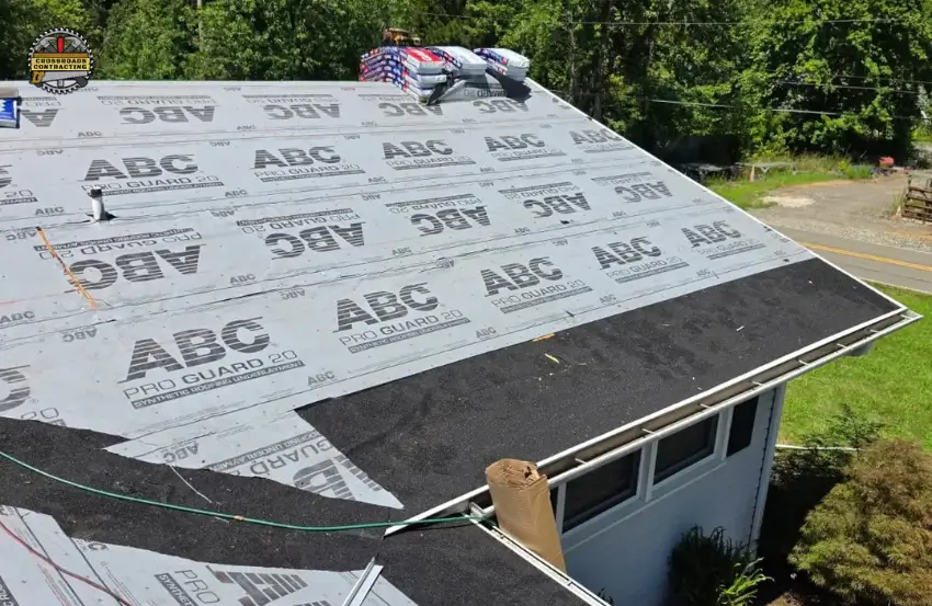 Roofers Near Me Prince Frederick MD inspecting a residential roof
