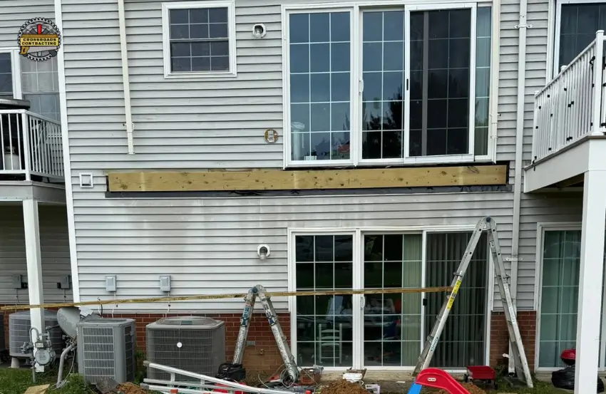 Siding Replacement Chesapeake Beach MD installation on residential home