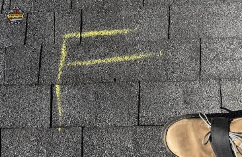 roof inspection for asphalt shingle granule loss in Maryland