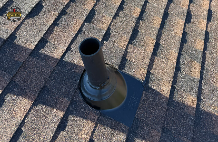 Roof Pipe Boot Leak Dunkirk MD caused by a damaged pipe boot