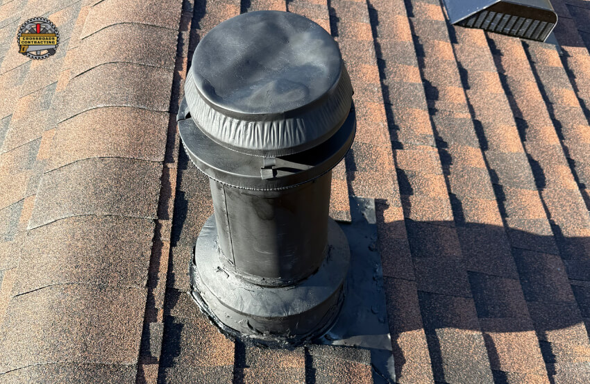 Roof Pipe Boot Leak Dunkirk MD during a roof inspection around plumbing vent