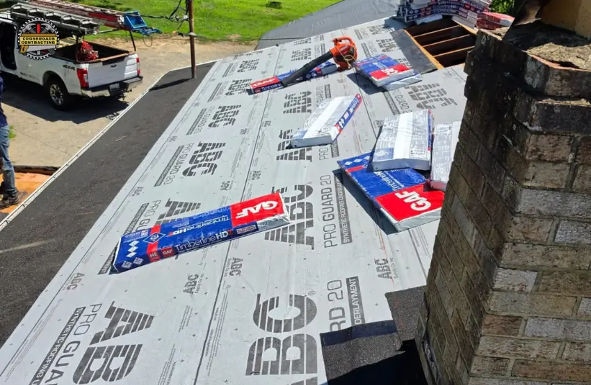 Roof Repair Services Calvert County MD during a professional roof inspection
